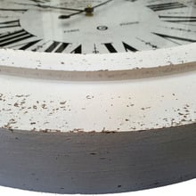 61cm White Old London Wall Clock